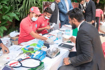 Blood donation camp organized by Pakistan Sweet Home