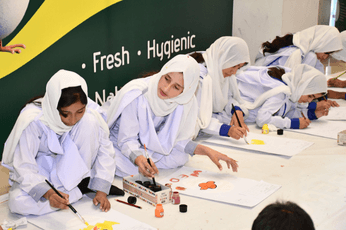 Art and painting workshop at Pakistan Sweet Home