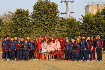 Group photo at Pakistan Sweet Home