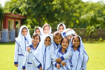 Primary school students group photo at PSH