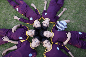Football match at Pakistan Sweet Home