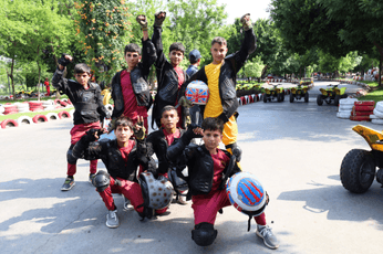 Children skating at Pakistan Sweet Home