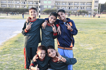 Small team sports activity at Pakistan Sweet Home