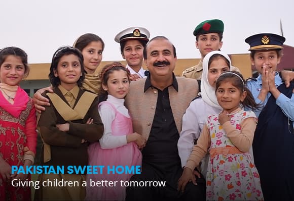 Children at Pakistan Sweet Home