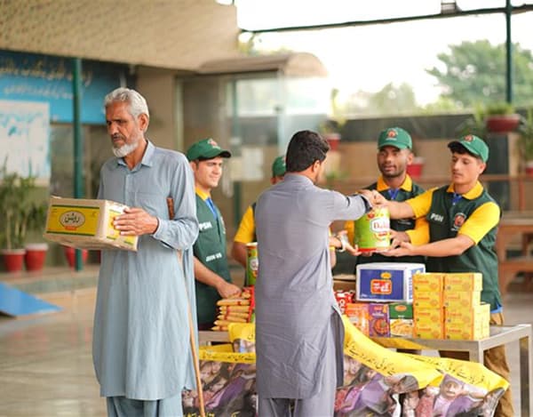 Zakat donation for orphaned children at Pakistan Sweet Home
