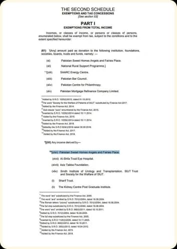 Tax Exemption