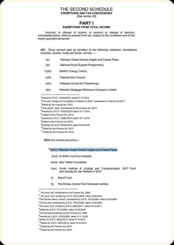Tax Exemption